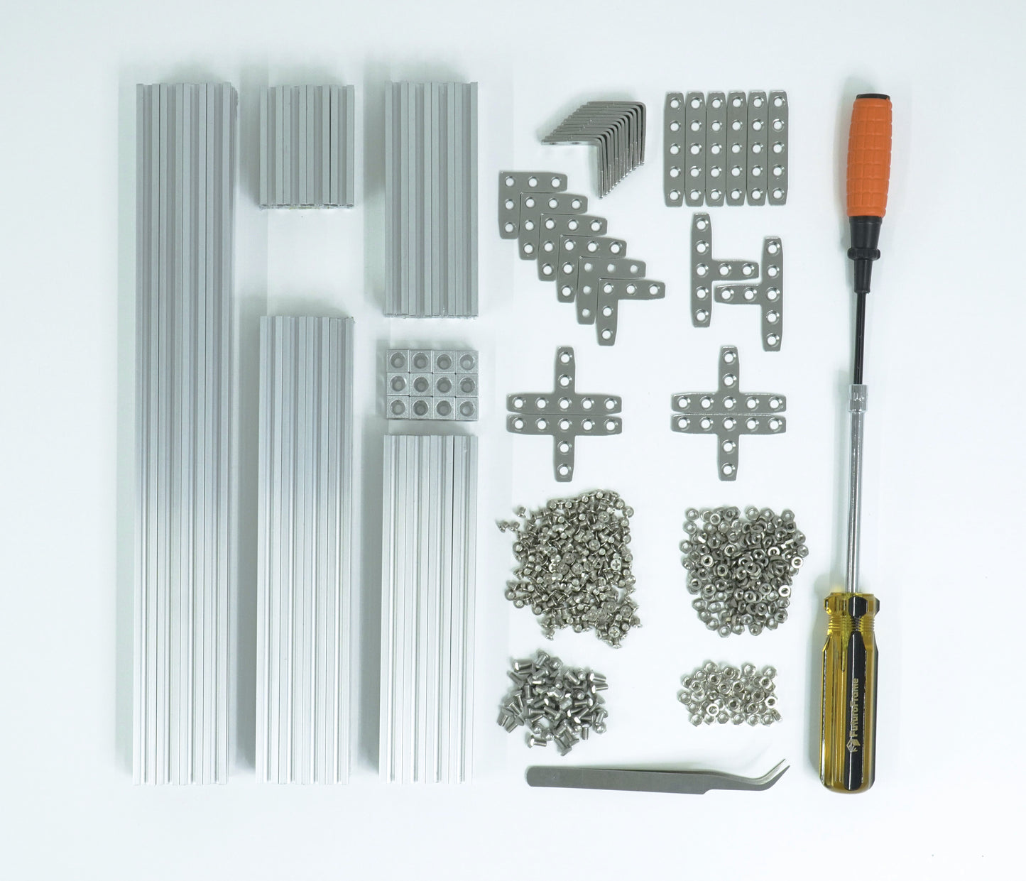 10x10mm Starter Kit - miniature t-slot aluminum extrusions
