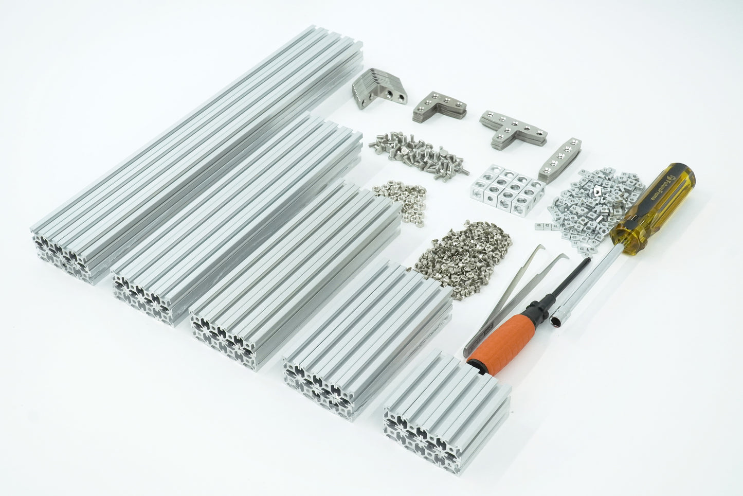 12x12mm Starter Kit - miniature t-slot aluminum extrusions