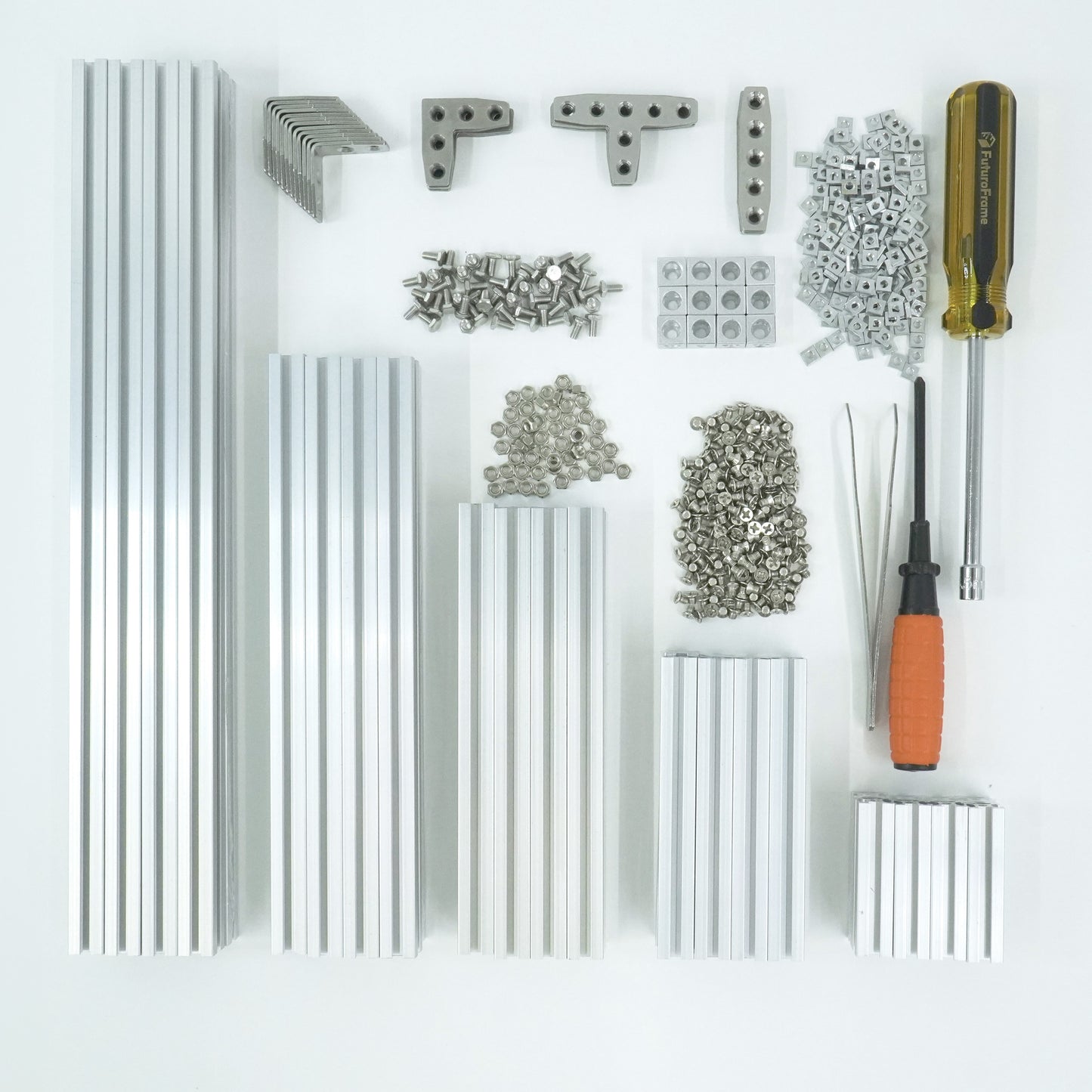 12x12mm Starter Kit - miniature t-slot aluminum extrusions