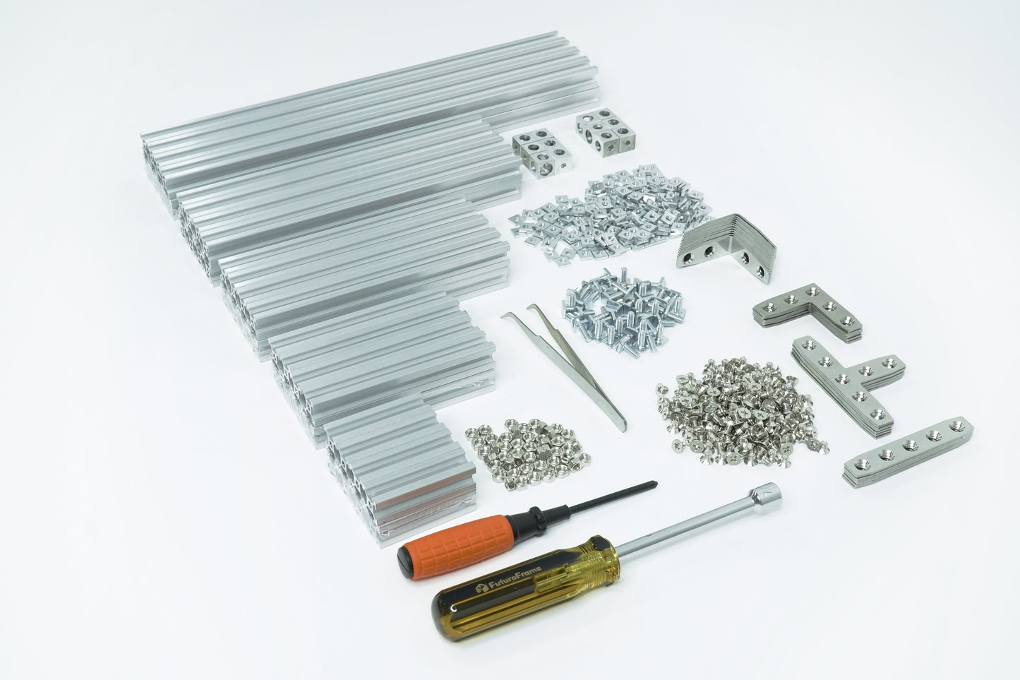 15x15mm Starter Kit - miniature t-slot aluminum extrusions