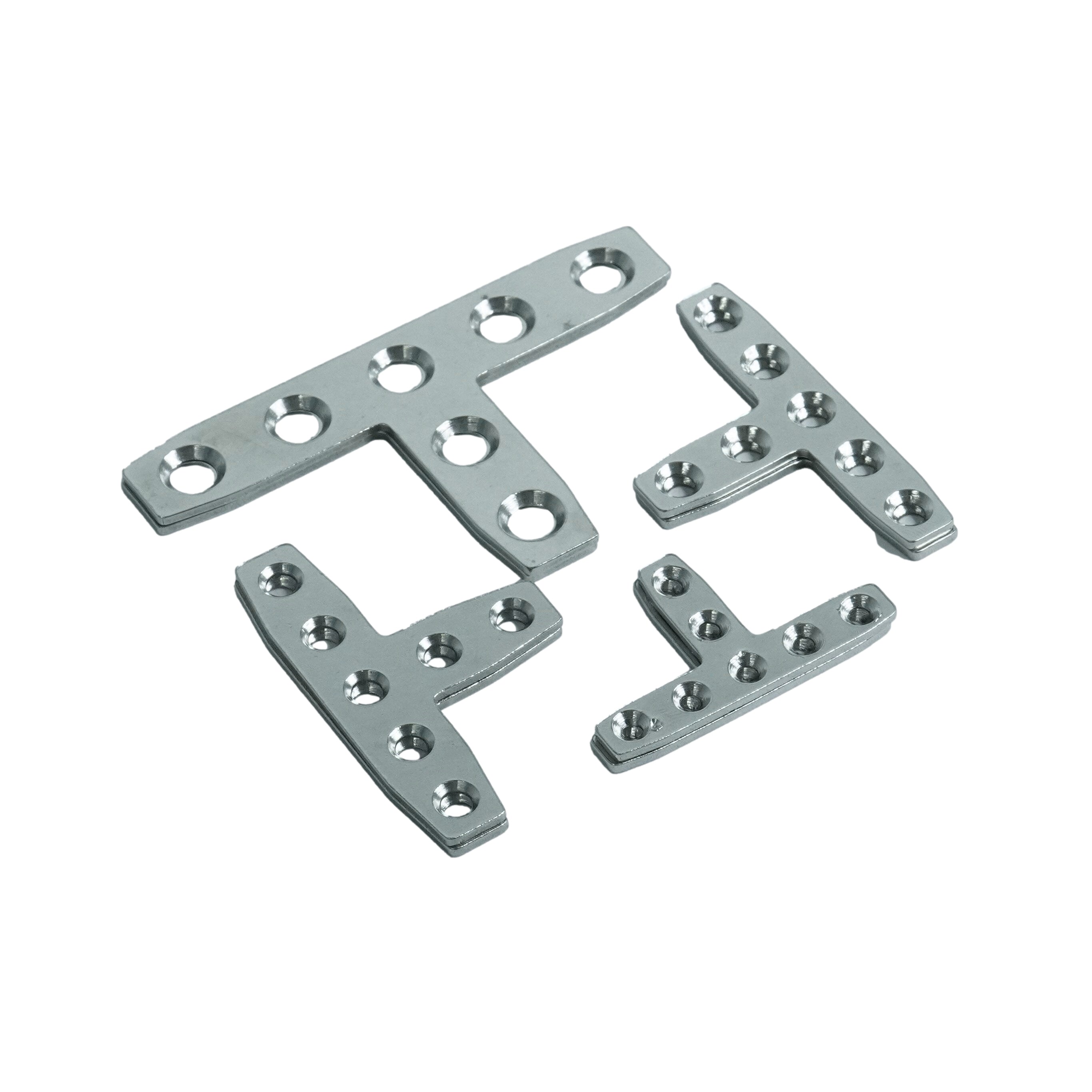 Function Plate Assembly Three Way T-Shaped Assembly Plates, 6 Pieces– FuturoFrame Systems