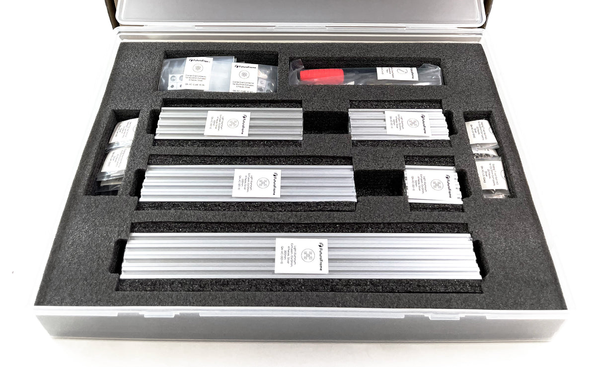 10x10mm Starter Kit - miniature t-slot aluminum extrusions– FuturoFrame ...